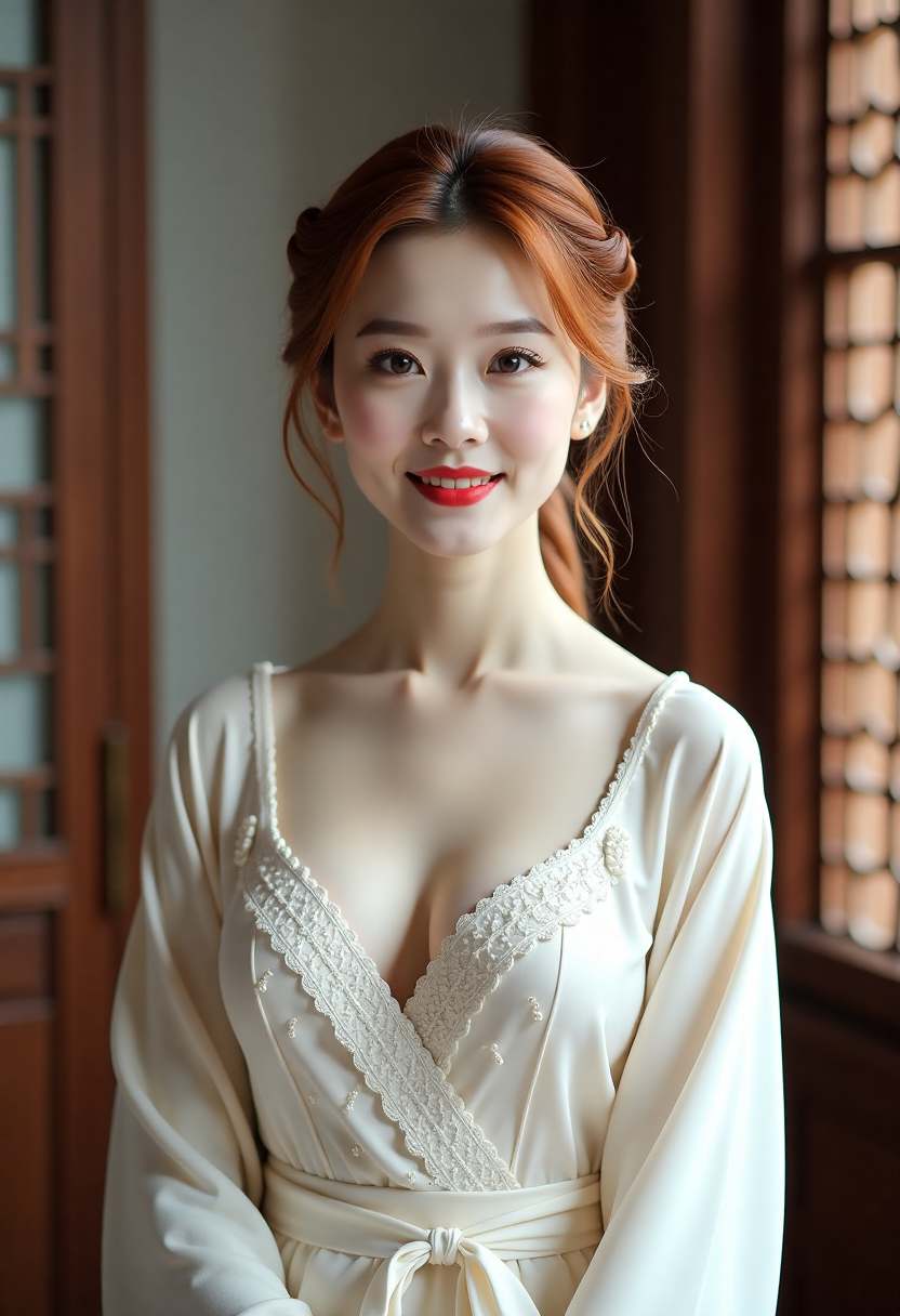月下织女海报